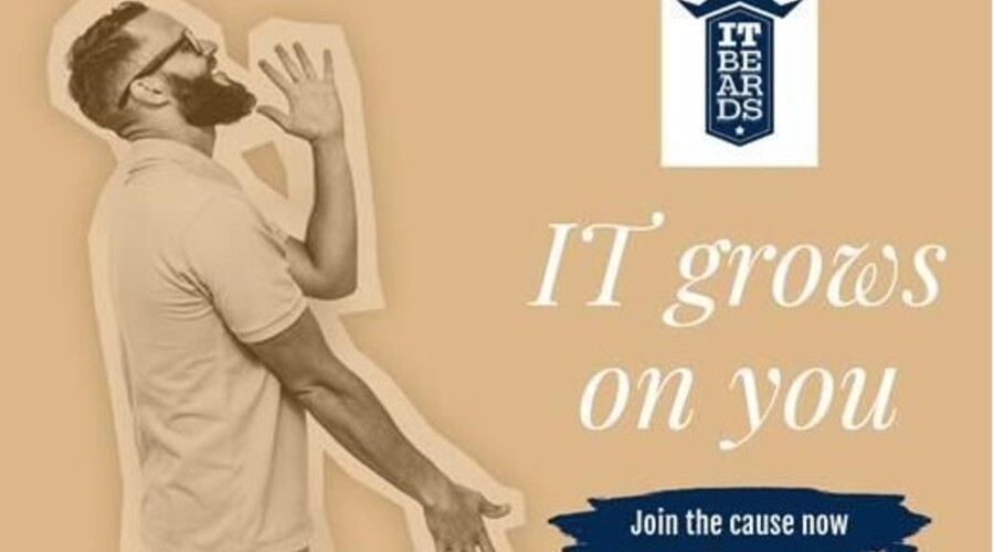 Information Services won second place in the IT Beards initiative to fight the prostate cancer
